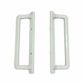 G.A.S. Hardware PGT Interior and Exterior Sliding Glass Door Handle White DH-530-WHITE
